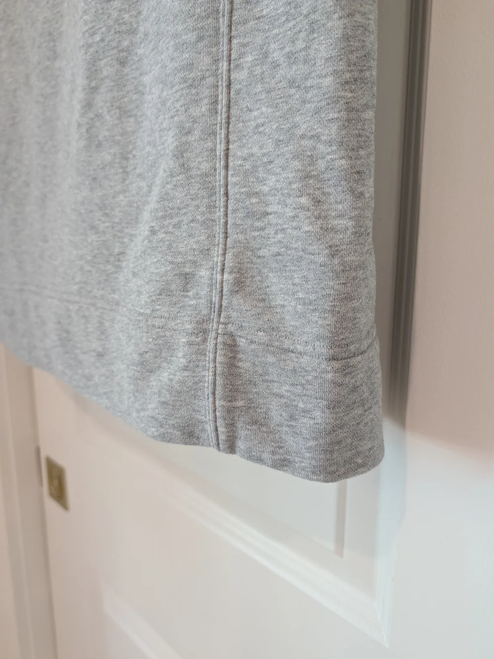 Vuori Grey Sleeveless Sweatshirt V-Neck Dress Size M
